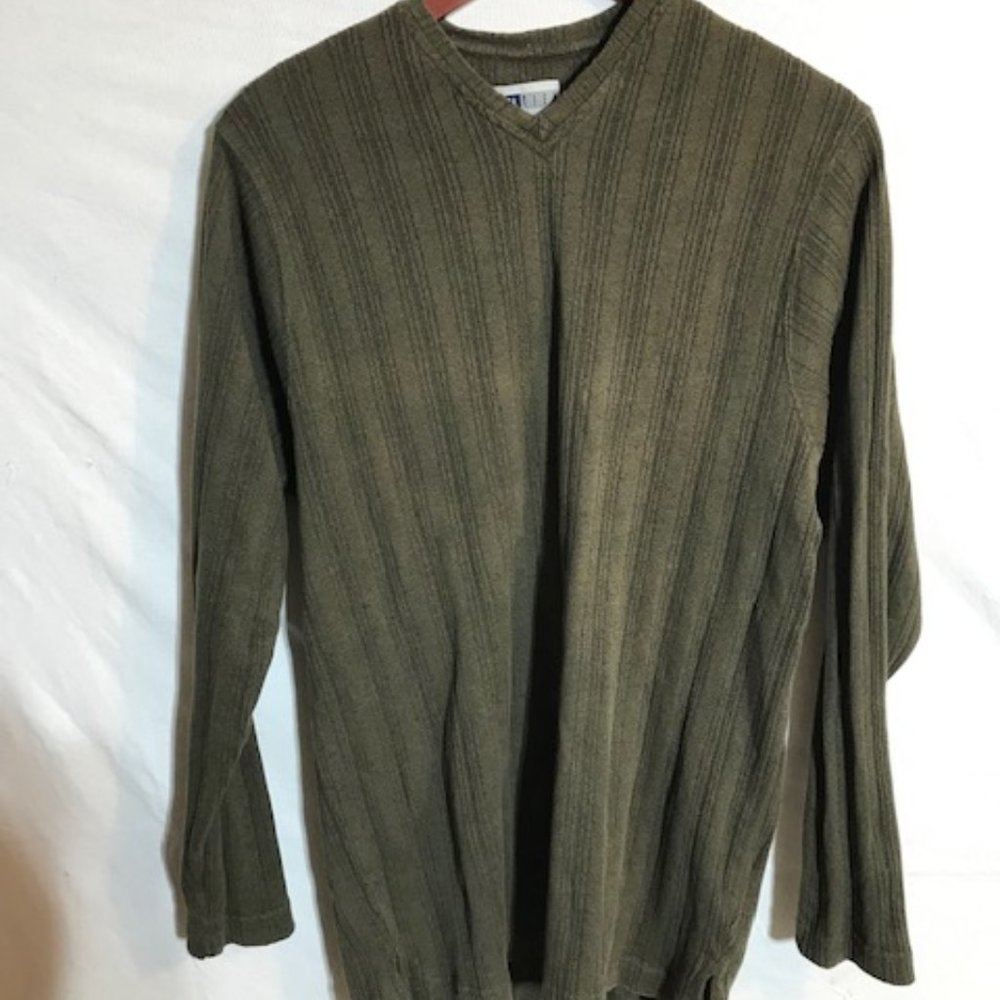 Men's United olive green sweater